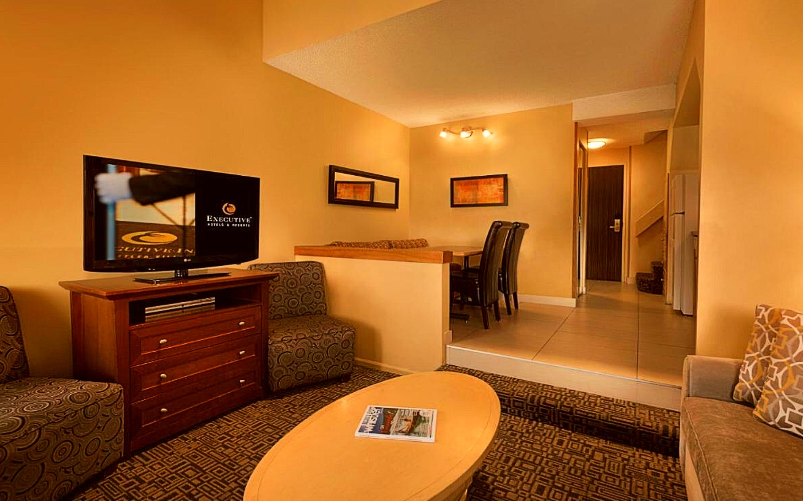 A suite at the Mountainside Hotel by Executive, Whistler Village