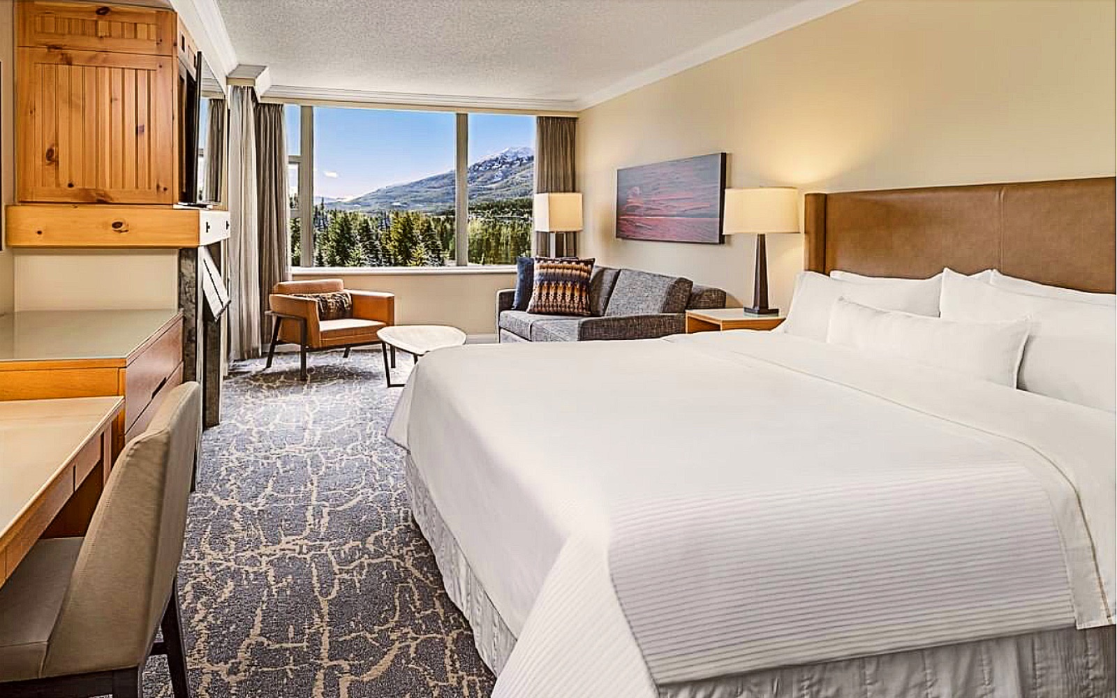A room at the Westin Resort and Spa, Whistler