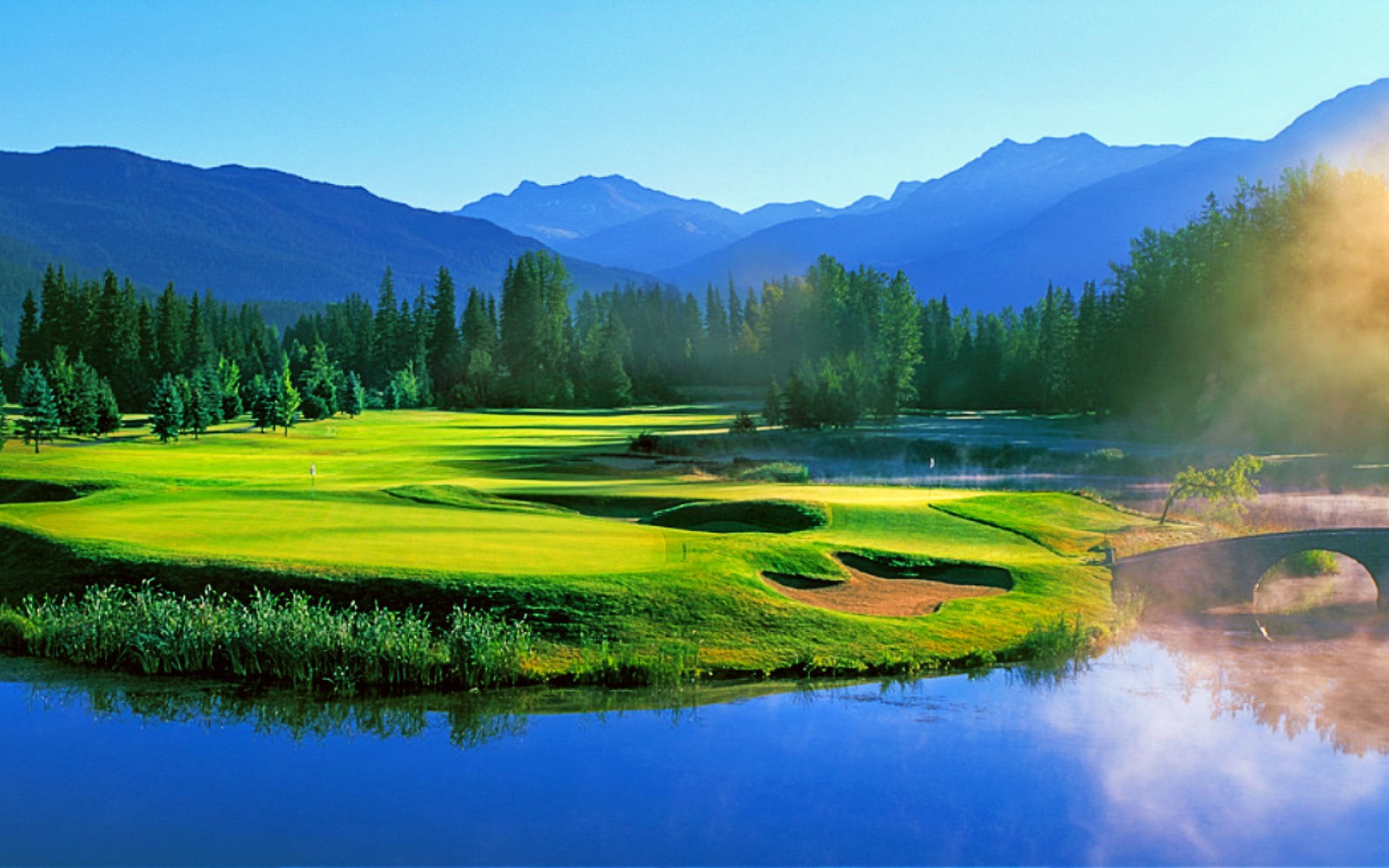 The Nicklaus North golf course, Whistler