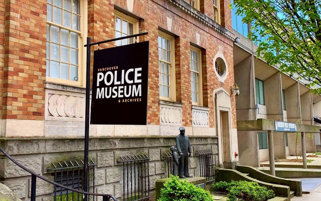 The entrance to the Vancouver Police Museum