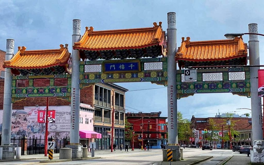 The entrance to Vancouver’s Chinatown