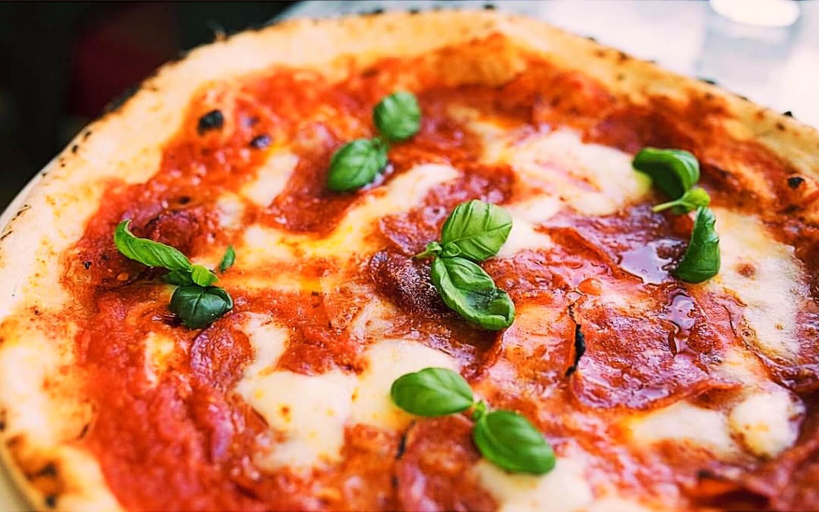The Margherita pizza at Nicli Antica Pizzeria, Gastown