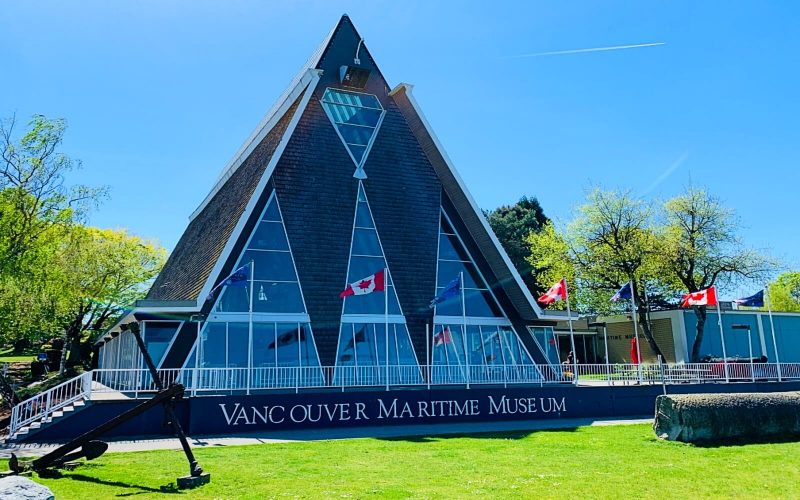 The entrance to the Vancouver Maritime Museum