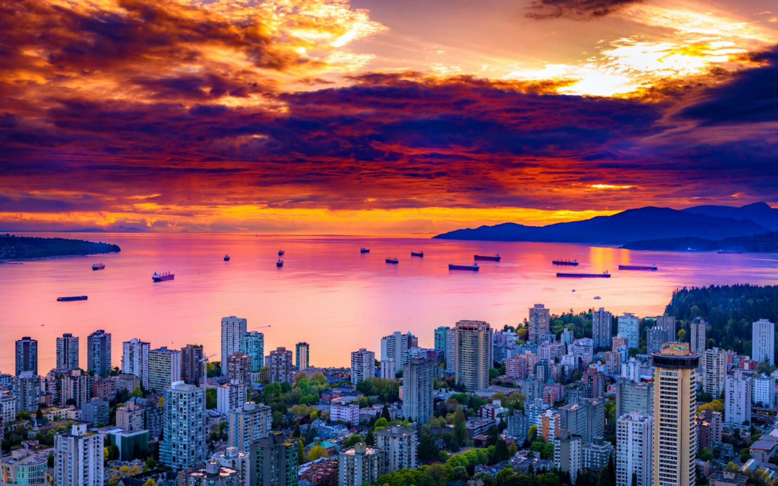 vancouver sunset