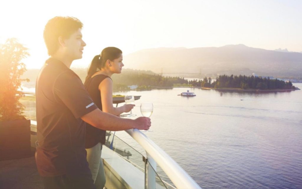 View from balcony, Pan Pacific Hotel Vancouver