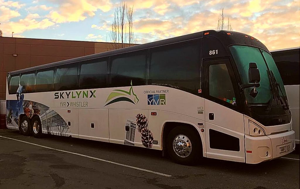 The Skylynx bus in Whistler