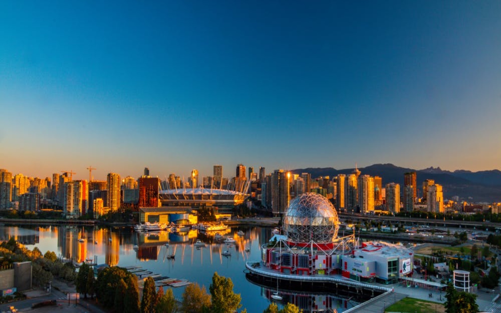 View of Vancouver’s Stadium District