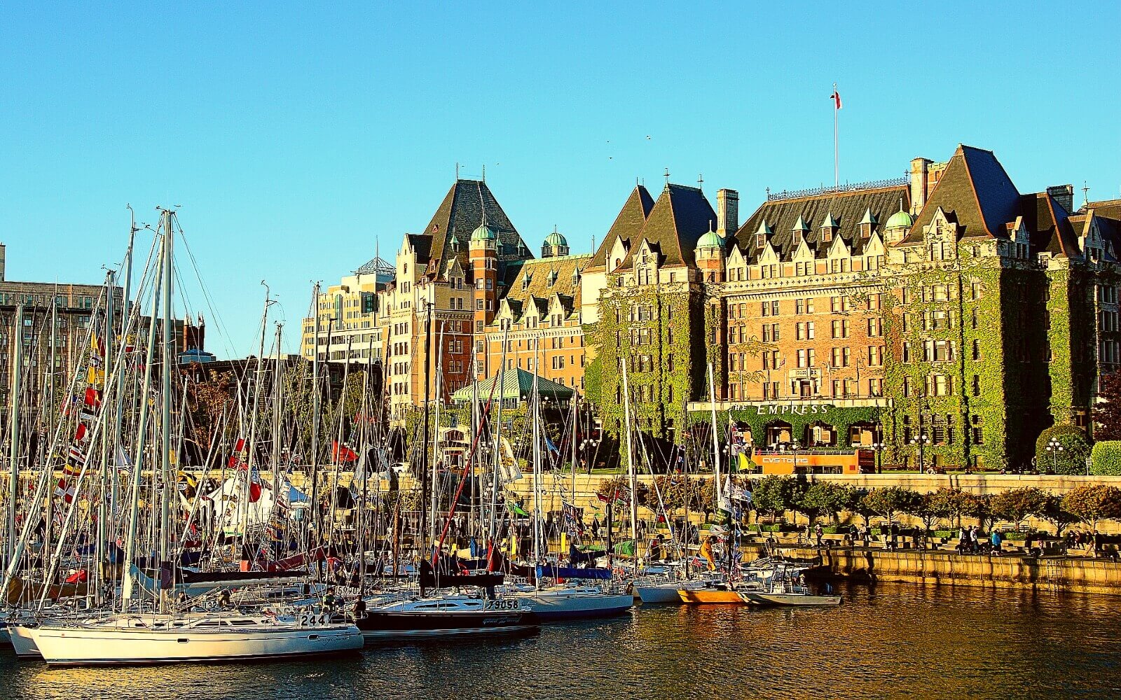 The Empress Hotel, in Victoria’s Inner Harbour