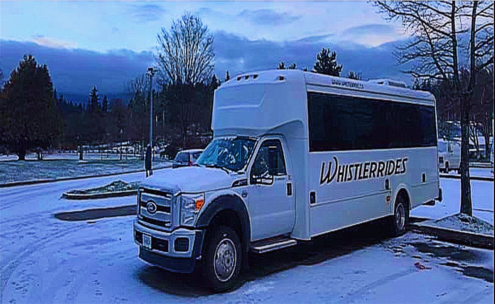 The Whistler Rides bus in Whistler
