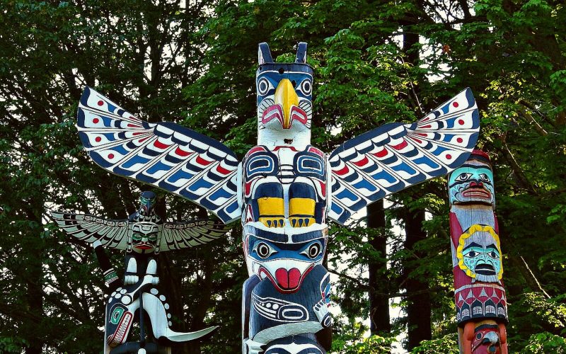 The Totem Poles at Stanley Park