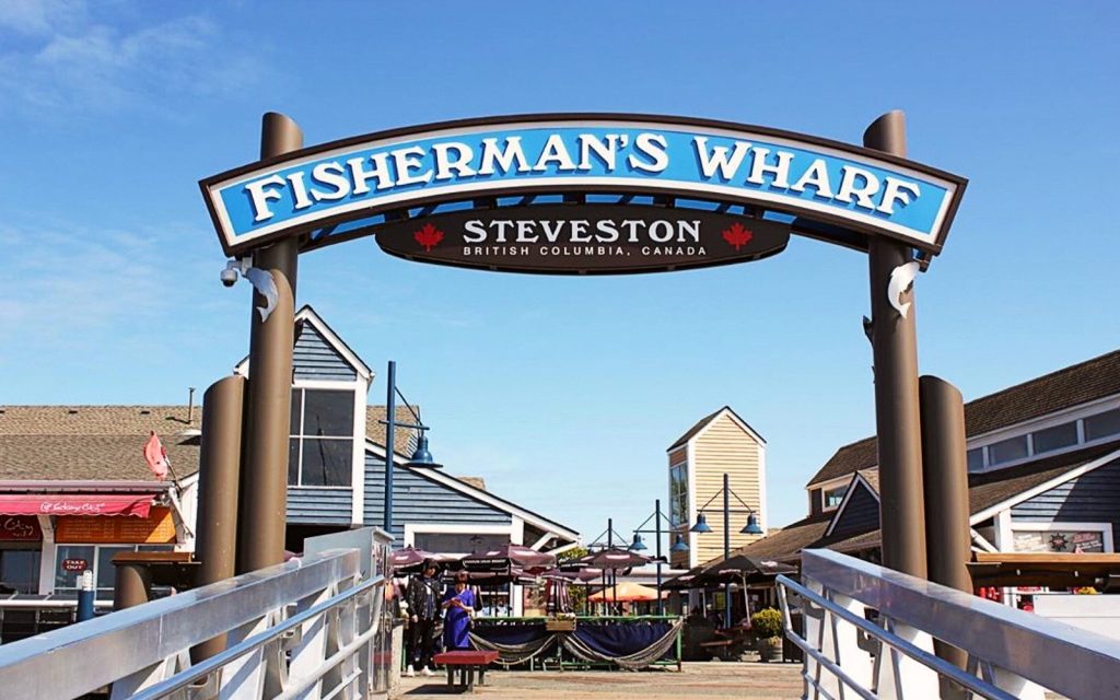 The entrance to Fisherman's Wharf, Steveston