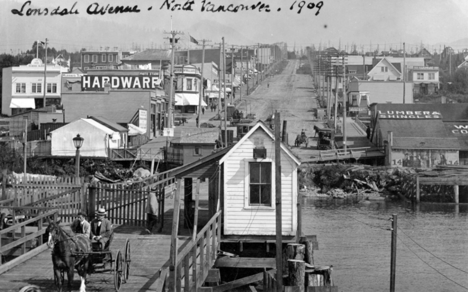 Lower Lonsdale, North Vancouver 1909