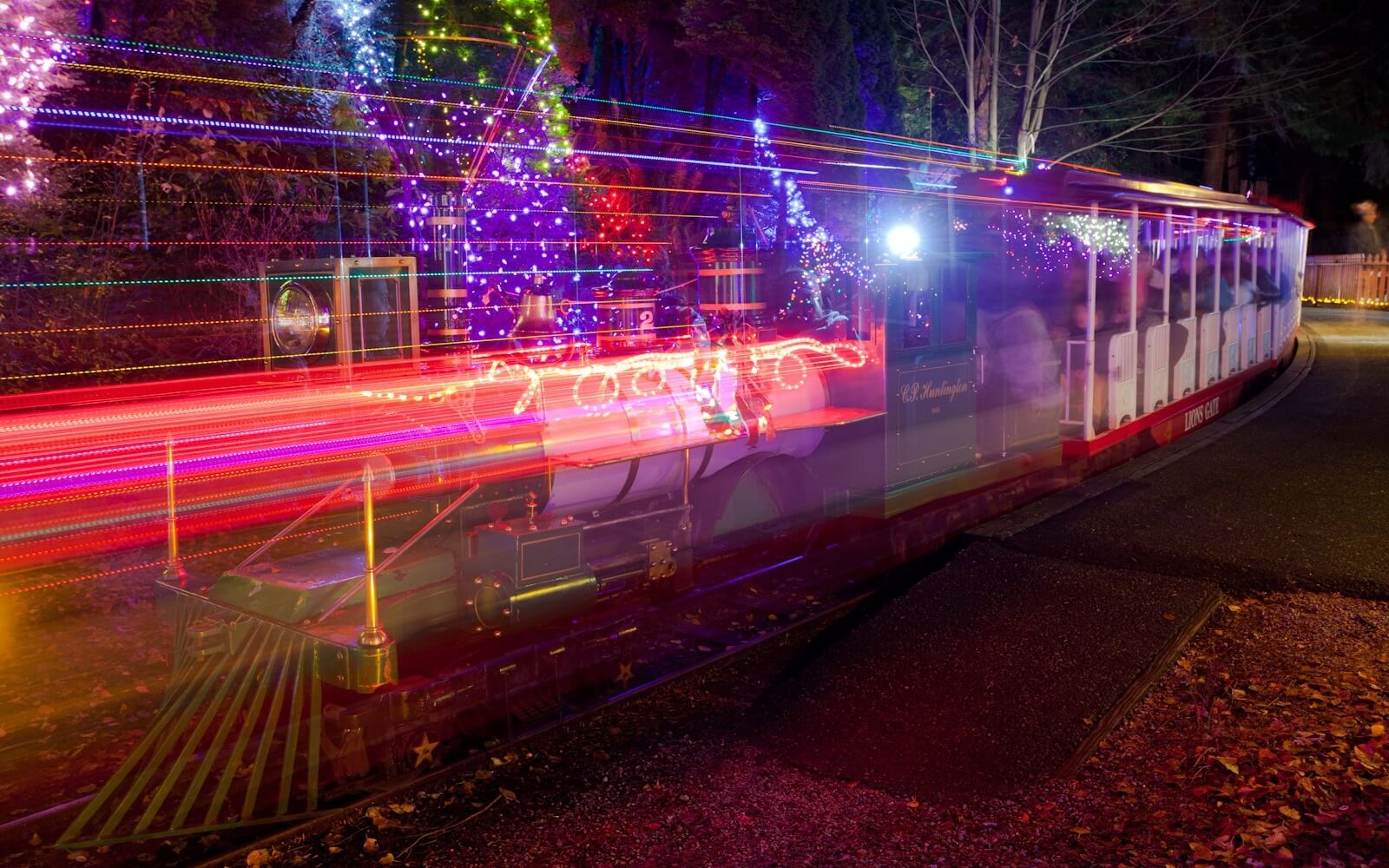 stanley park christmas train