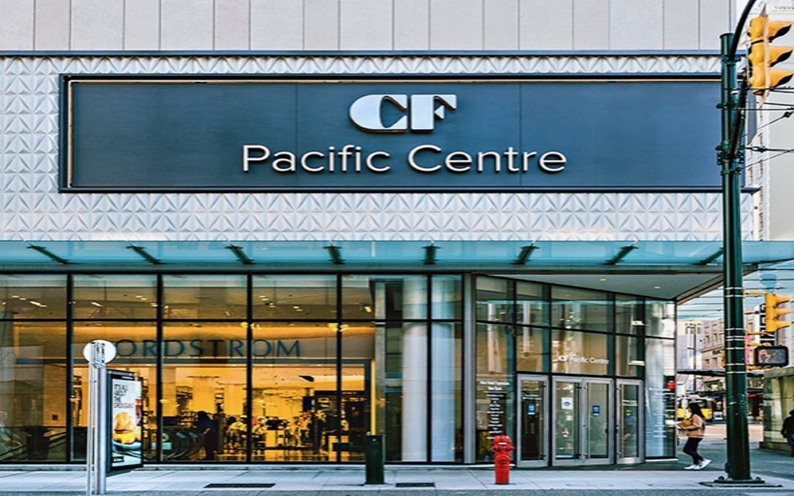 The entrance to Pacific Centre, Vancouver BC