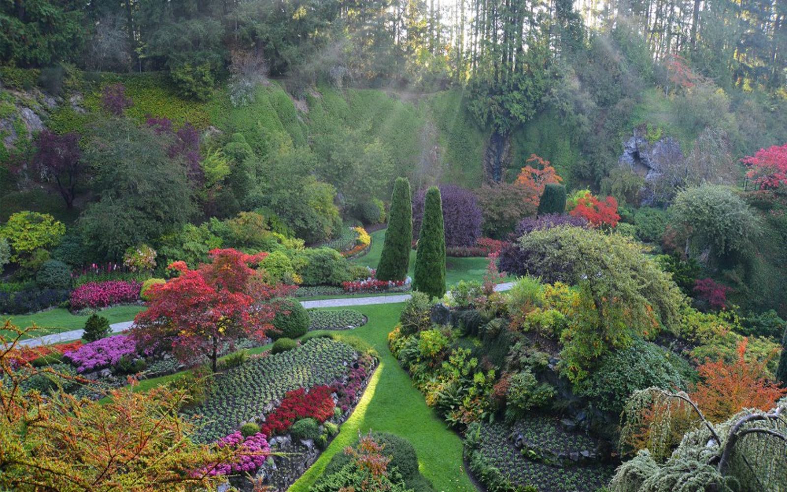 The Sunken Garden, Butchart Gardens Victoria BC