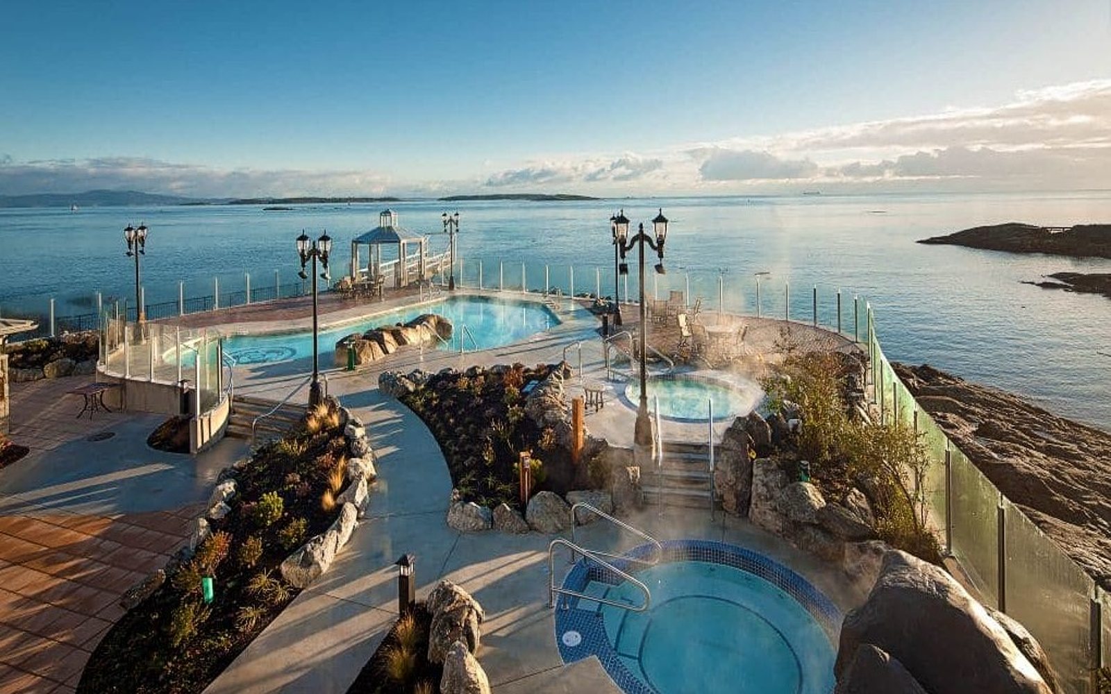 The mineral baths at the Oak Bay Beach Hotel, Oak Bay BC