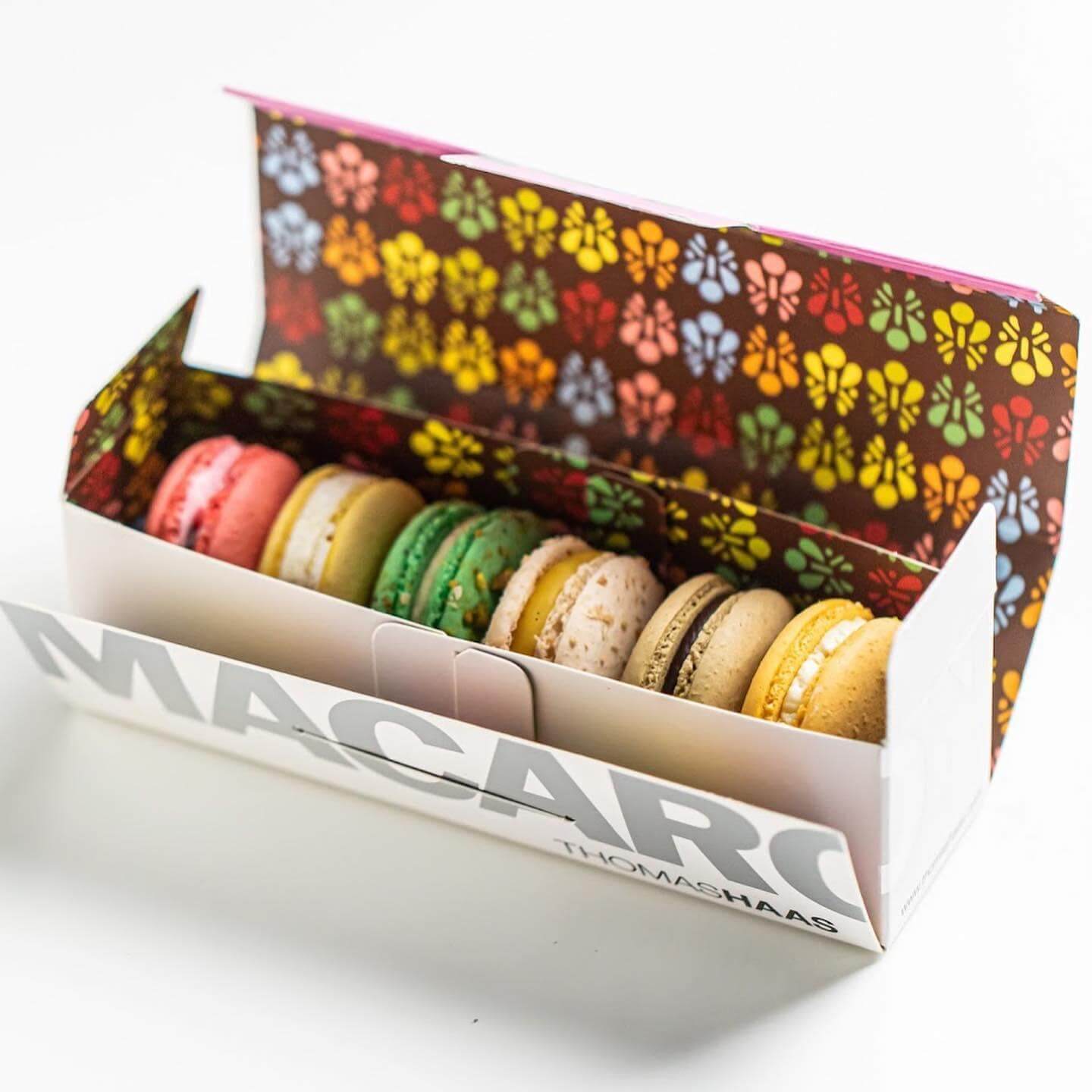 a box of macarons from thomas haas in north vancouver