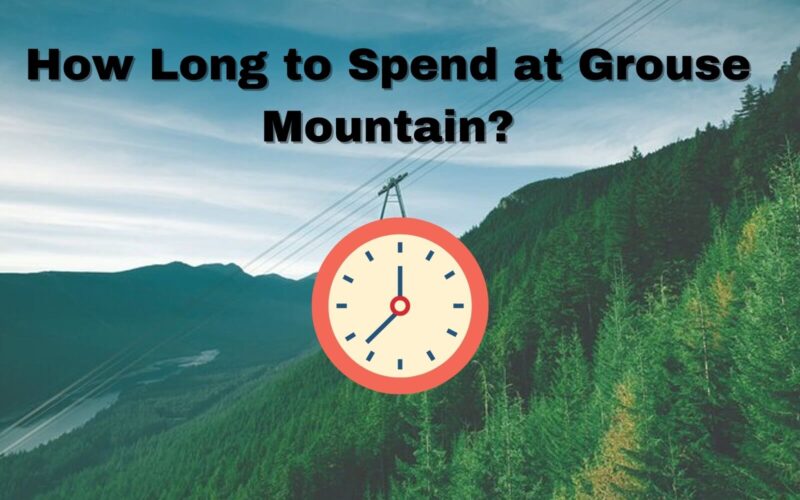 grouse mountain gondola with clock