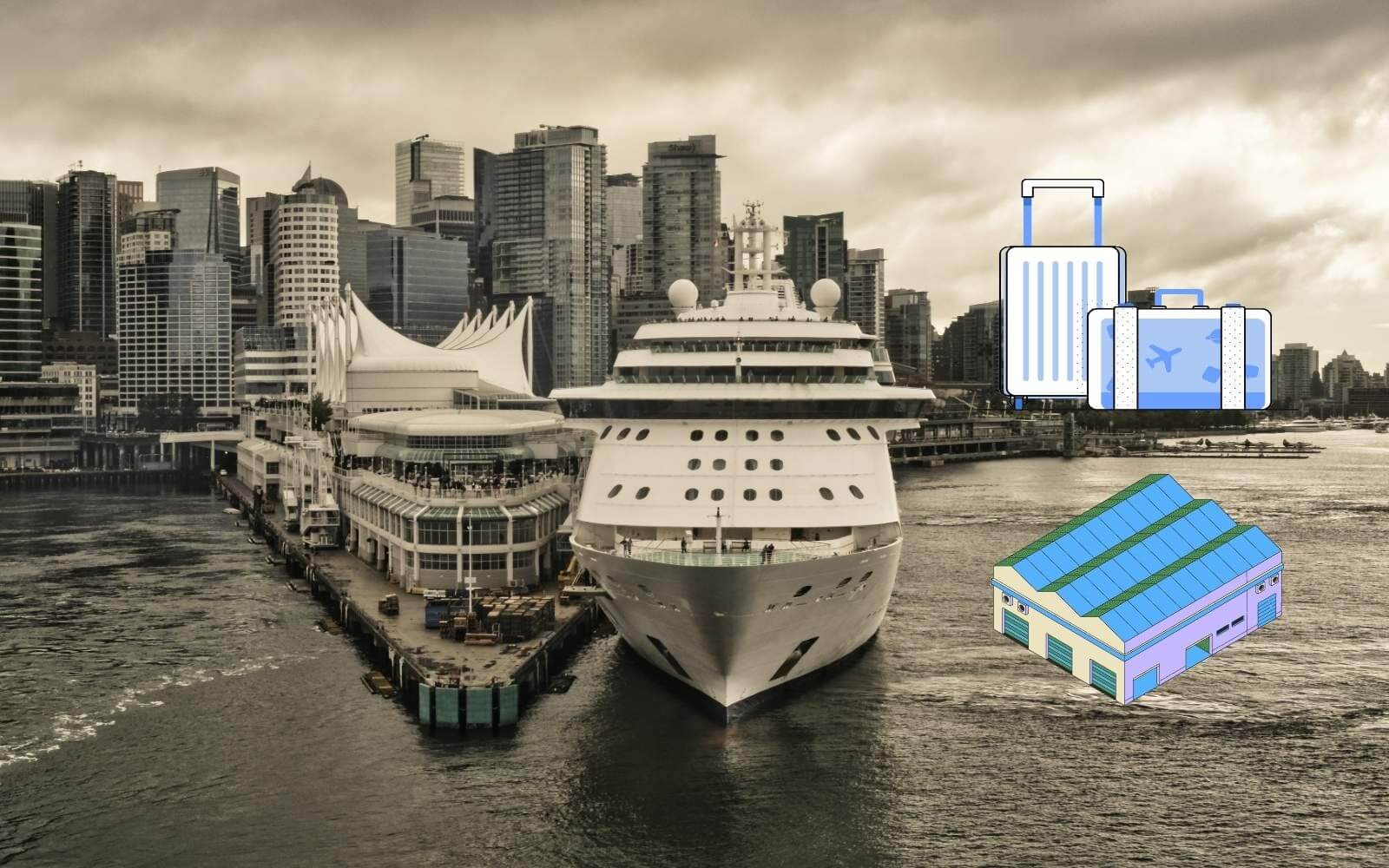 vancouver cruise ship terminal luggage storage