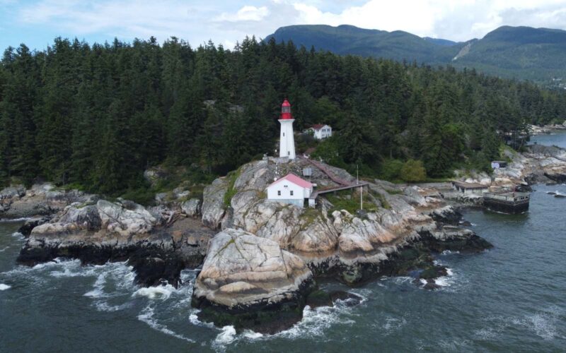 lighthouse park in west vancouver bc canada