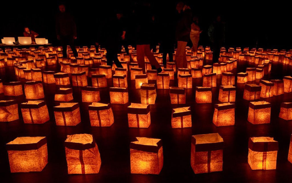 laterns for the annual winter solstice lantern festival in vancouver bc canada