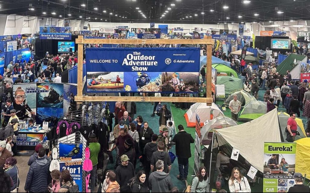the Vancouver Outdoor Adventure and Travel Show in Vancouver in March.