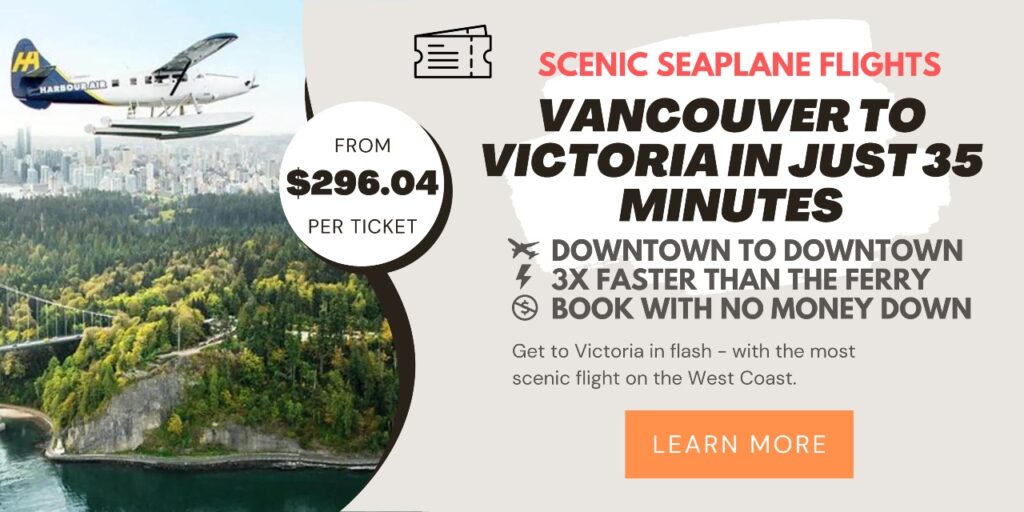 banner for vancouver to victoria flights