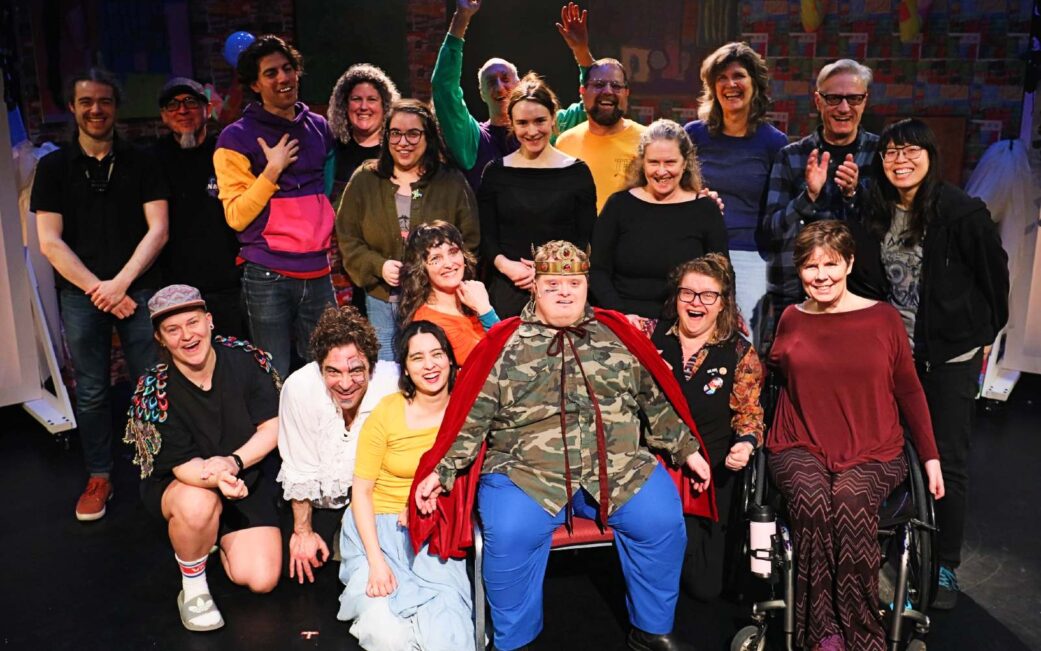 cast and crew of a play at the cultch east van theater company