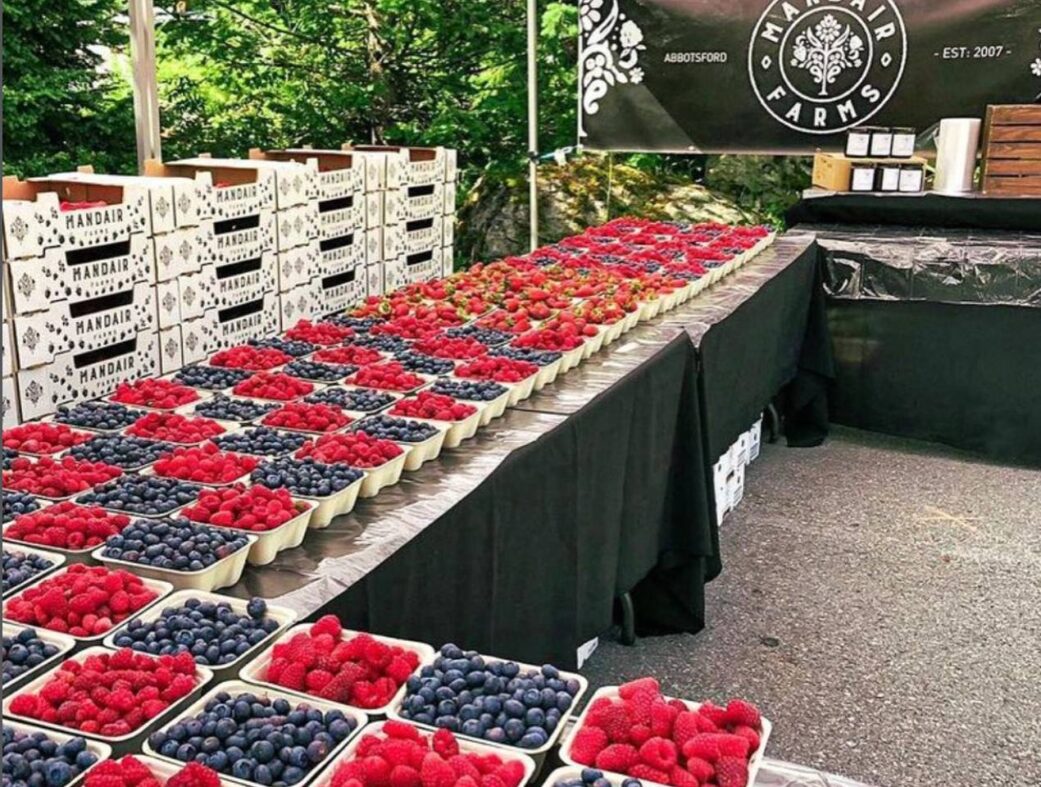 A shot of the berries from Mandair Farms at the Whistler Farmers' Market.